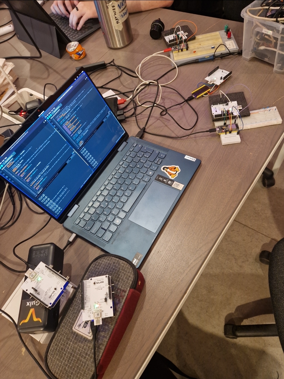 Setup with 5 UWB modules